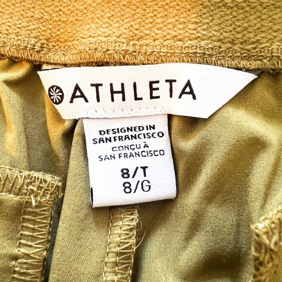 Athleta Brooklyn Heights Vienna Slim Pants 8 Tall Tapestry Gold NWOT - Picture 7 of 16